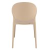 Stolička JUSTIN, béžový plast