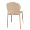 Stolička JUSTIN, béžový plast
