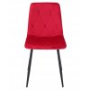 Stolička PIADO čalúnená amarantovým zamatom