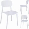krzeslo lara plastikowe biale przod bok tyl