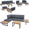 Modulárna záhradná súprava - 2 pohovky, stôl