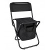 Kempingová rybárska stolička s operadlom a taškou