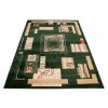 Kusový koberec 5067D zelený ATLAS PP (Rozmer 120x170)