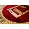 Kusový koberec 0437A červený DORIAN OV (Rozmer 190x270)
