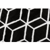 Kusový koberec C434A čierny/biely BALI PP (Rozmer 80x150)