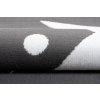 Kusový koberec C440A DARK sivý/biely BALI PP (Rozmer 180x250)