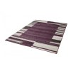 Kusový koberec 3438A tmavo fialový RASTA (Rozmer 80x150)