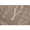 Kusový koberec 20609 sivohnedý/Champagne (Rozmer 80x150)