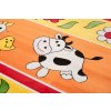 Kusový koberec C798B oranžový KINDER CFV (Rozmer 140x190)