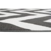Kusový koberec C438A DARK sivý/biely BALI PP (Rozmer 160x220)