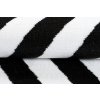 Kusový koberec T236B čierny CHEAP PP CRM (Rozmer 200x300)