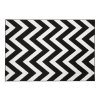 Kusový koberec C438A čierny/biely BALI PP (Rozmer 250x350)