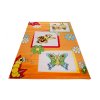 Kusový koberec A661B oranžový KINDER CFV (Rozmer 240x330)