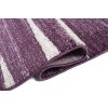 Kusový koberec 3436A tmavo fialový RASTA (Rozmer 240x330)