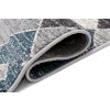 Kusový koberec 78451 SILVER/petrolejový FIKA (Rozmer 70x140)