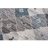 Kusový koberec 78451 SILVER/petrolejový FIKA (Rozmer 70x140)