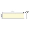 panel lampa led sufitowy 40w plafon natynkowy 120 x 30cm 3600lm premium rodzaj plafon big