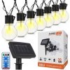 girlanda solarna led ogrodowa 50 x zarowek led kulki z pilotem big