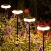 4x lampa solarna led ogrodowa wbijana 76 cm lampki grzybki 3000k ean gtin 5903796153156 big