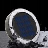 zestaw 4x lampa solarna led wbijana gruntowa ogrodowa dysk podwojne led wysokosc calkowita 12 cm big