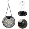 lampa solarna ogrodowa led wiszaca metalowa lampion do ogrodu na taras rodzaj lampa wiszaca big