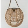lampa solarna ogrodowa latarnia led wiszaca rattanowa lampion boho rodzaj lampa wiszaca big