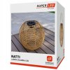 lampa solarna ogrodowa latarnia led wiszaca rattanowa lampion boho big