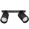 Zapustená stropná lampa BORA KJ2104 2xGU10 čierna