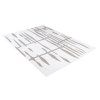 Koberec CHEAP T967A biely (Rozmery 120x170)