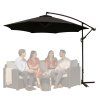 eng pl Side Garden Umbrella with Adjustable Tilt Cover 350 x 250cm Anthracite 27990 4