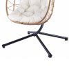 eng pl LEAN Hanging Rocking Chair Garden Cocoon Cushions Swing Brown Frame 30644 6