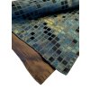 DECOREUM Behúň na stôl v morskej farbe s bohato zdobenou textúrou 32x180 cm polyester