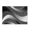 Kusový koberec C586D čierny/DARK sivý BALI PP (Rozmer 140x190)