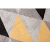 Kusový koberec C945C sivý/žltý LAZUR (Rozmer 200x290)