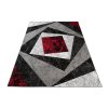 Kusový koberec C585D čierny/červený BALI PP (Rozmer 120x170)