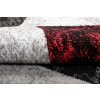 Kusový koberec C585D čierny/červený BALI PP (Rozmer 120x170)