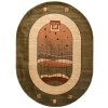 Kusový koberec w5119A zelený DORIAN OV (Rozmer 120x170)