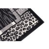 Kusový koberec J316B čierny CHEAP PP CRM (Rozmer 140x200)