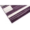 Kusový koberec 3443A tmavo fialový RASTA (Rozmer 80x150)