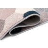 Kusový koberec 78537 SILVER/ružový/petrolejový FIKA (Rozmer 70x140)