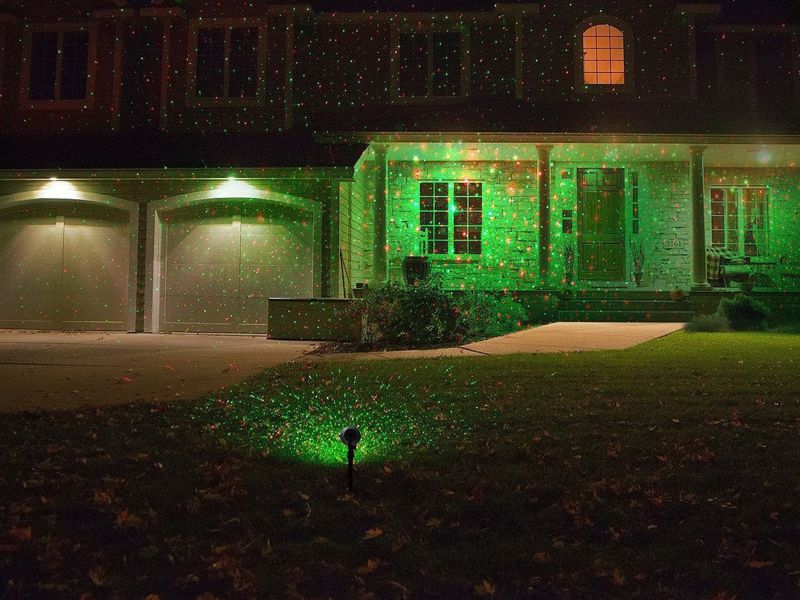 Laserové Vianočné osvetlenie na dom 