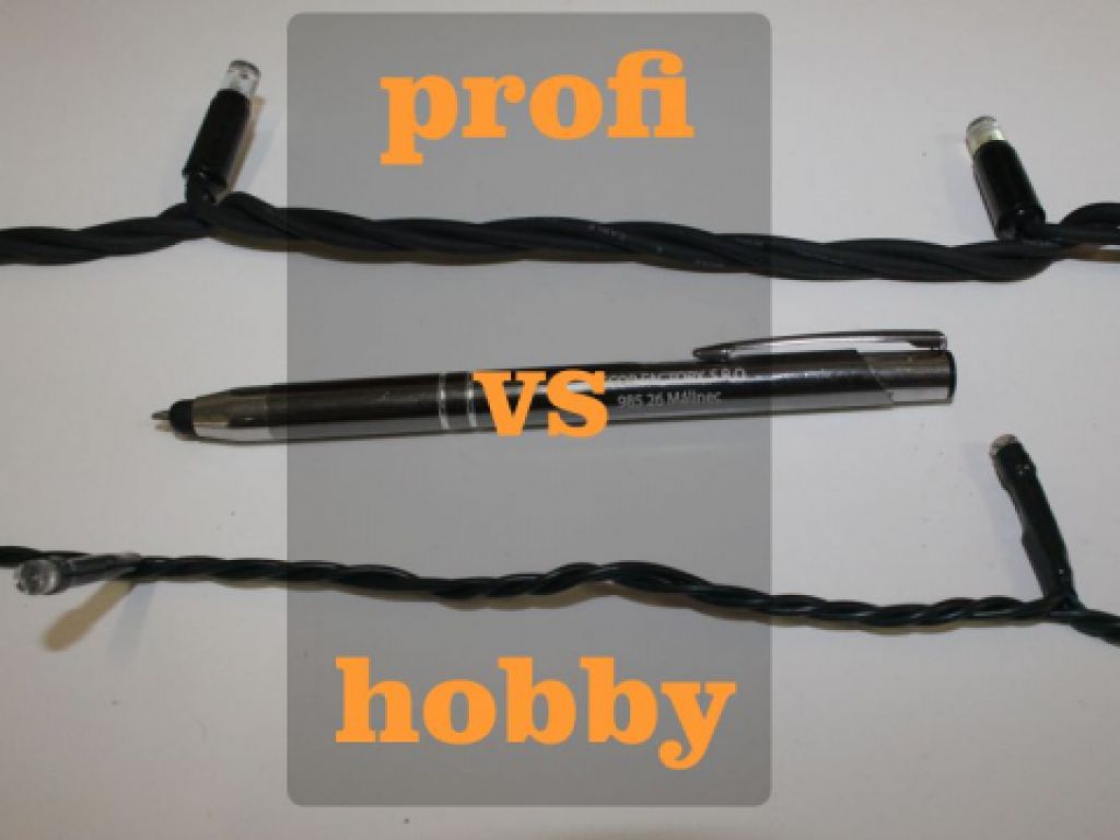 Hobby versus Profi vianočné osvetlenie