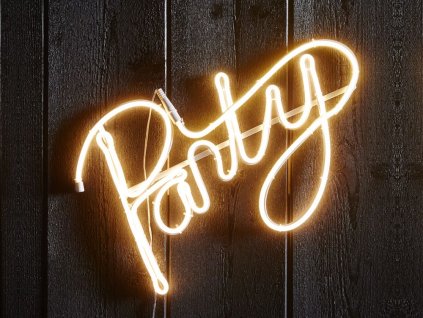 led neon flex silhouette party napis