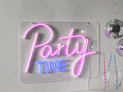 led neonovy napis party time 48x36cm 581 41