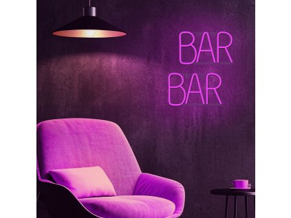 led neon napis bar 19x28xcm h