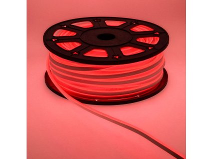 led neon flex 230v 8x16mm 120led m smd2835 cervena