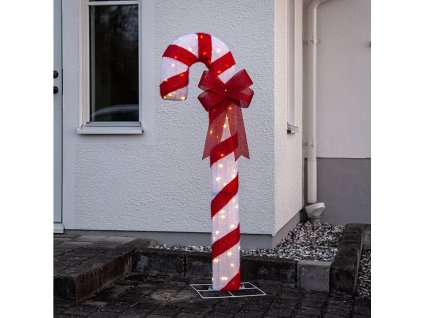 475 25 led svetelna dekoracia vianocna cukrovinka candycane 150cm a