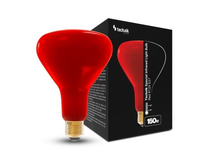 infracervena ziarovka lampa e27 150w cervena