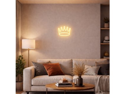 led neonova dekoracia crown