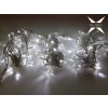 vianocna svetelna retaz 12m flash biela led
